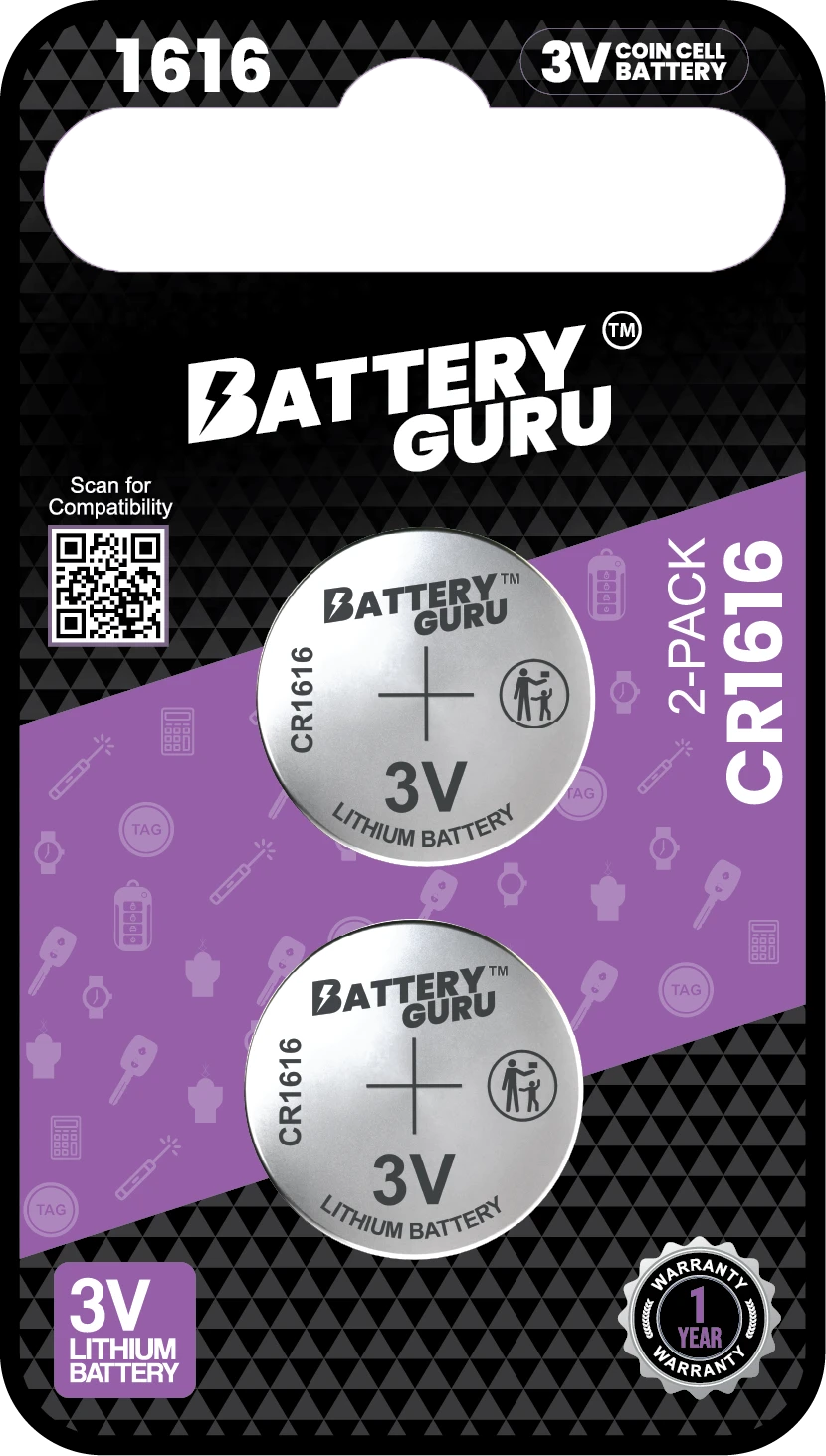 CR1616 Pack of 2