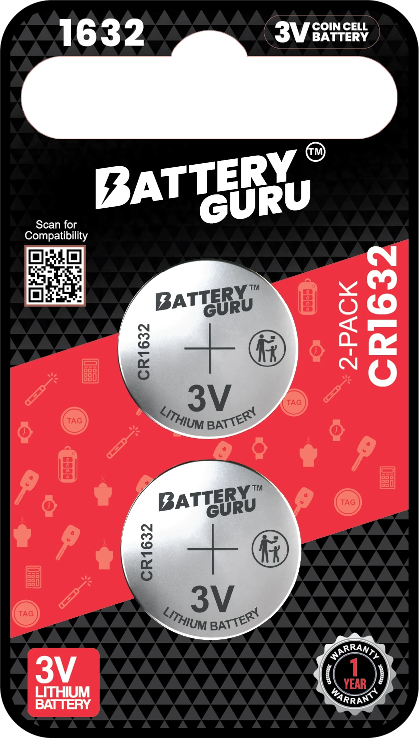 CR1632 Pack of 2